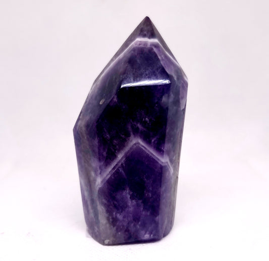 CHEVRON AMETHYST POLISHED TOWER 10 cm (311g) - INTUITION