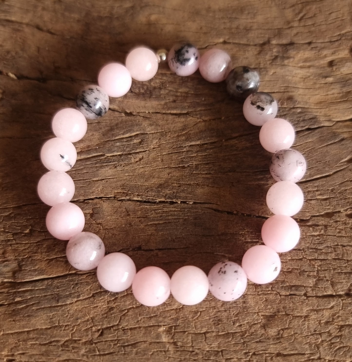 PINK OPAL ENERGY BRACELET 8 mm - SELF LOVE