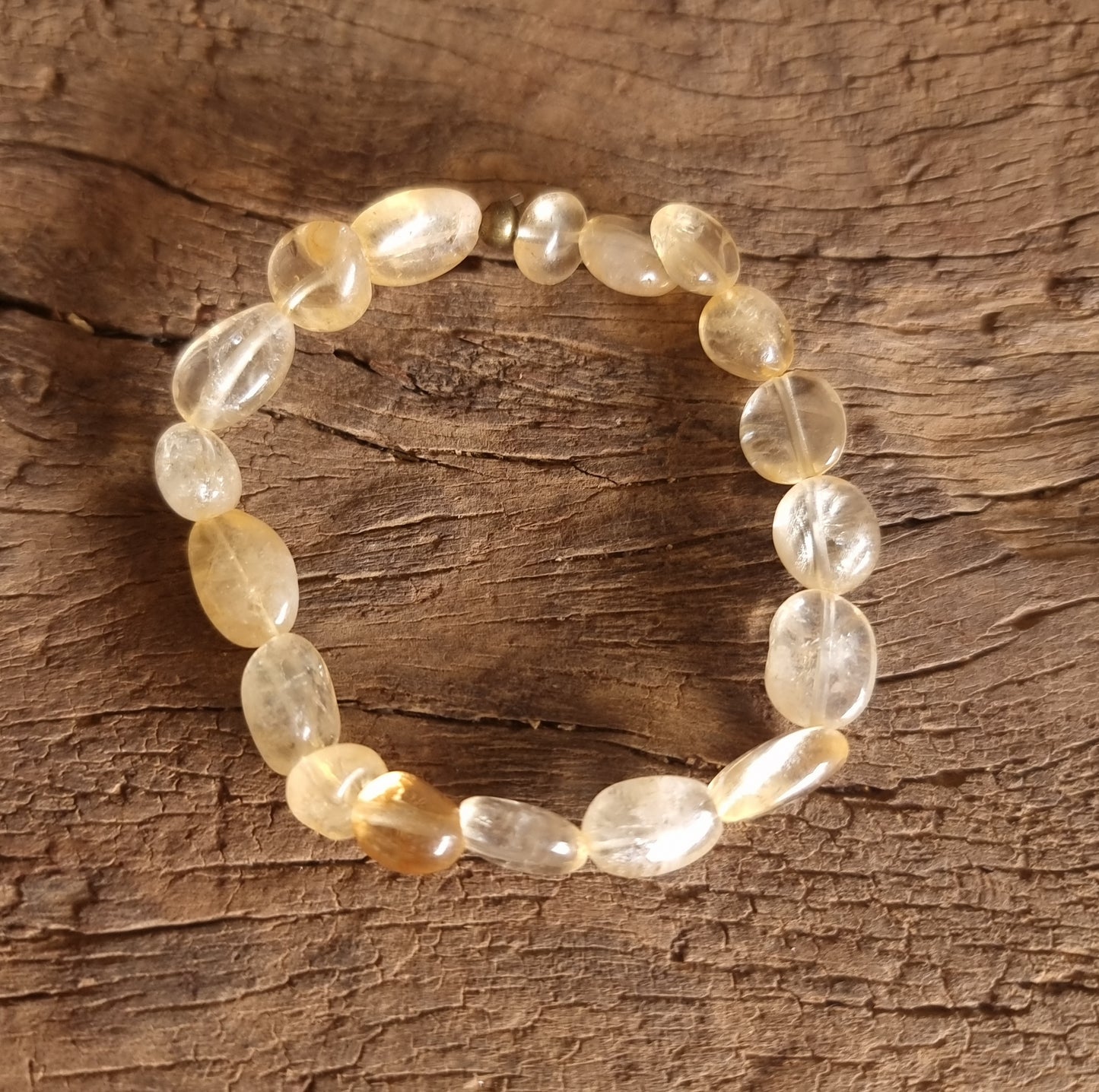 CITRINE NUGGET BRACELET - WEALTH & PROSPERITY