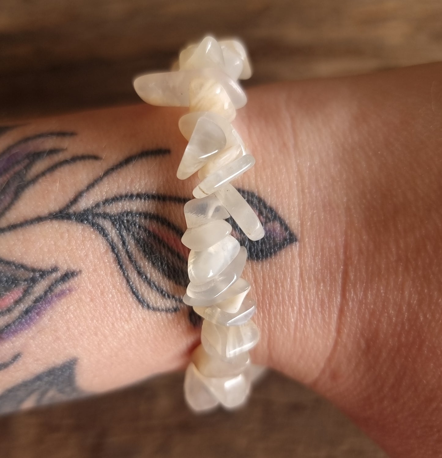 MOONSTONE CHIPPED BRACELET - INTUITION