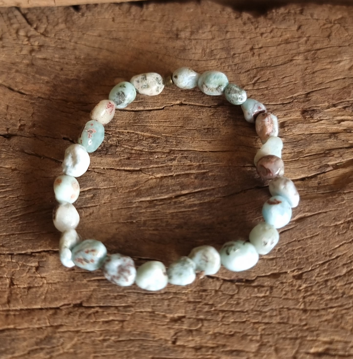 LARIMAR NUGGET BRACELET - CALM & SERENITY