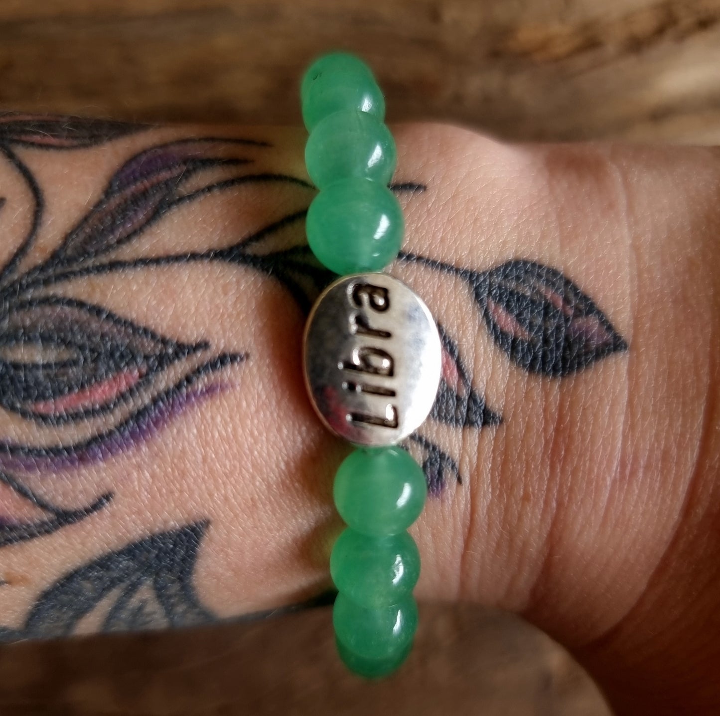 LIBRA ZODIAC ENERGY BRACELET - GREEN AVENTURINE