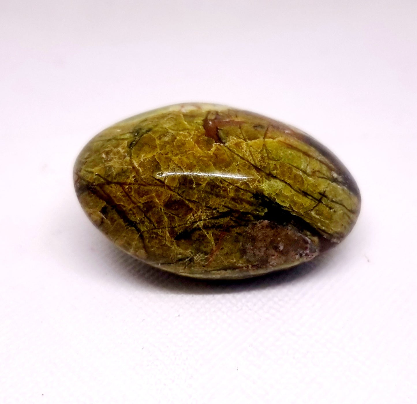 RARE DARK GREEN OPAL GALLET 101 g - WEALTH & HARMONY