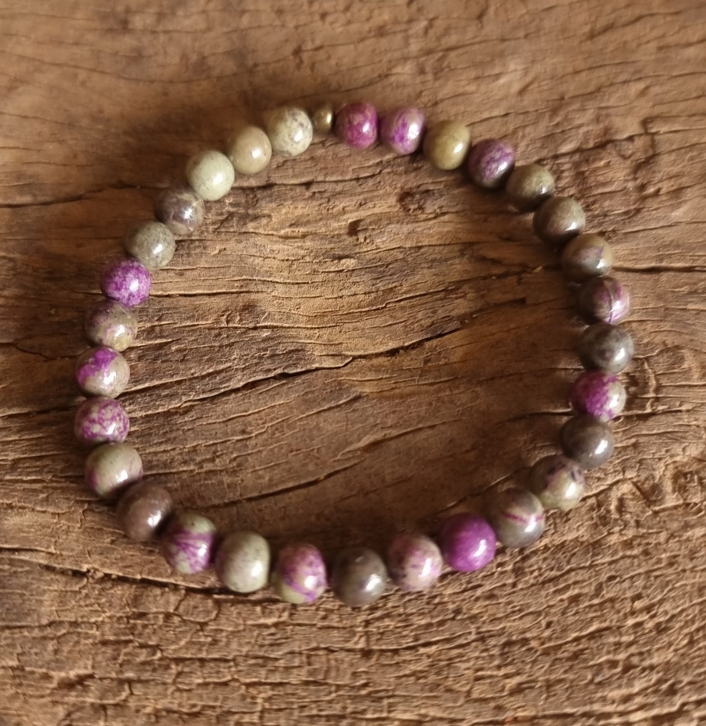 ATLANTISITE ENERGY BRACELET 6 mm - SPIRITUAL GROWTH