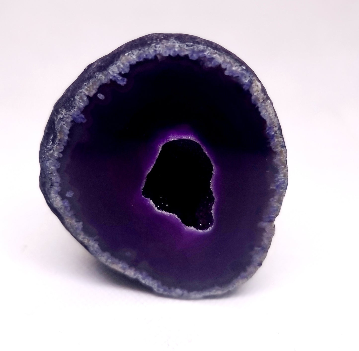 PURPLE AGATE GEODE 174 g - INTUITION & DIVINITY