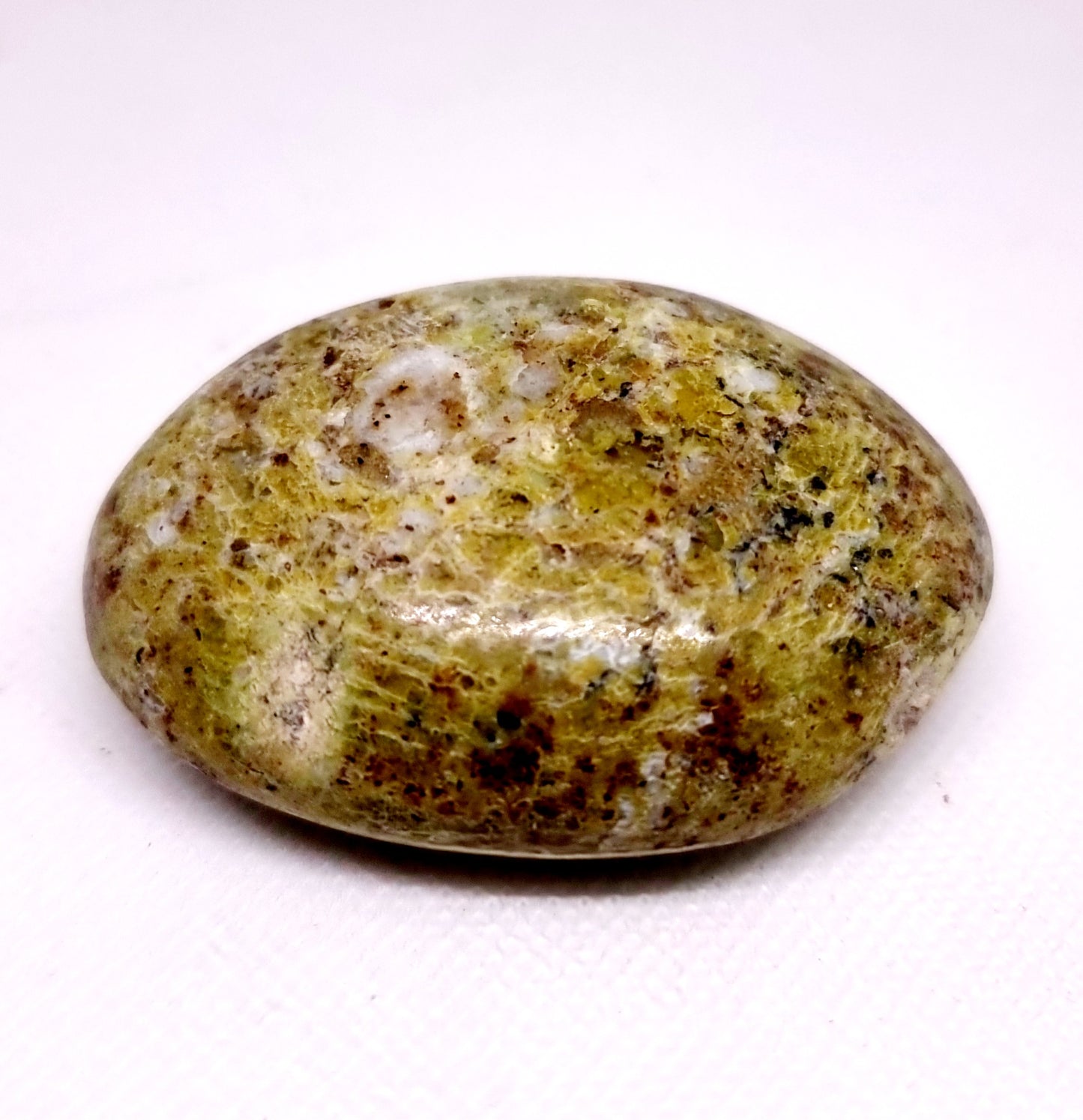 RARE DARK GREEN OPAL GALLET 97 g - WEALTH & HARMONY