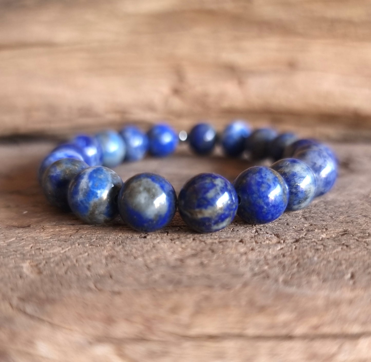 LAPIS LAZULI ENERGY BRACELET 10 mm - INTUITION