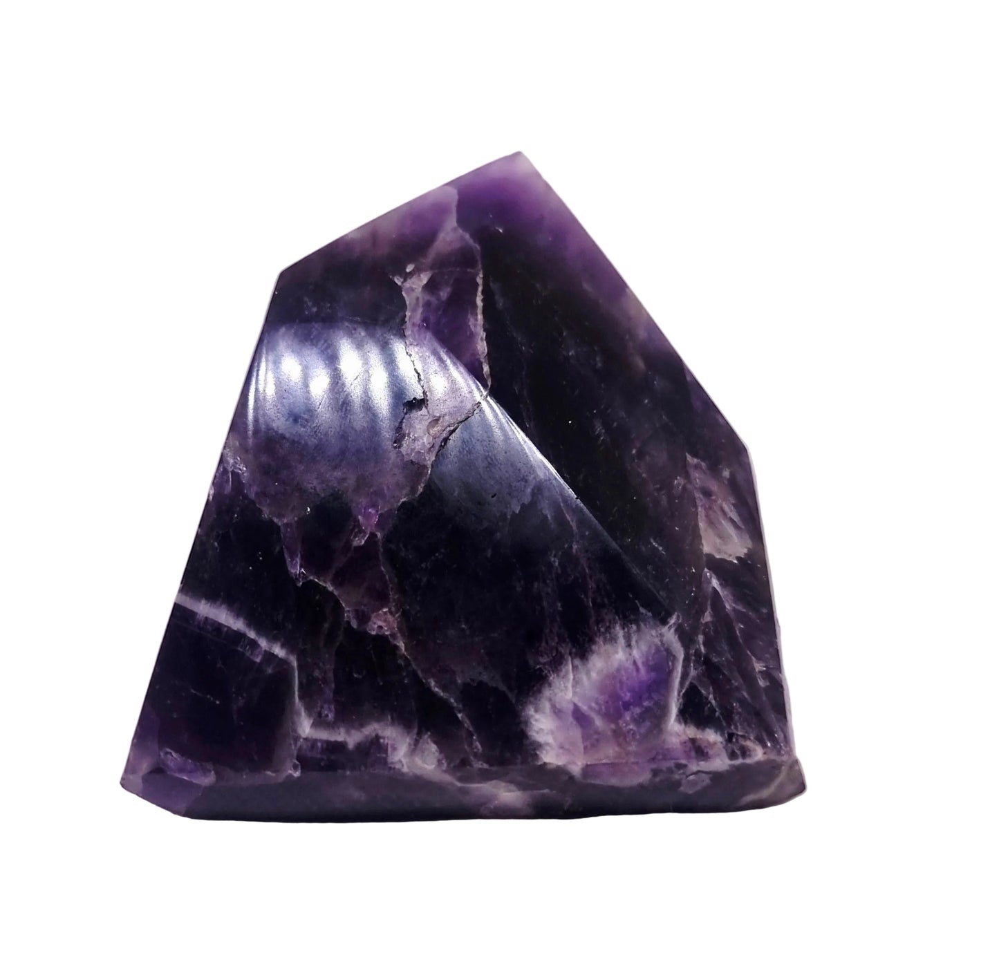 CHEVRON AMETHYST POLISHED TOWER POINT 741g - INTUITION