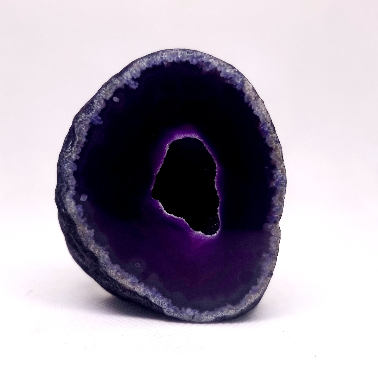 PURPLE AGATE GEODE 174 g - INTUITION & DIVINITY