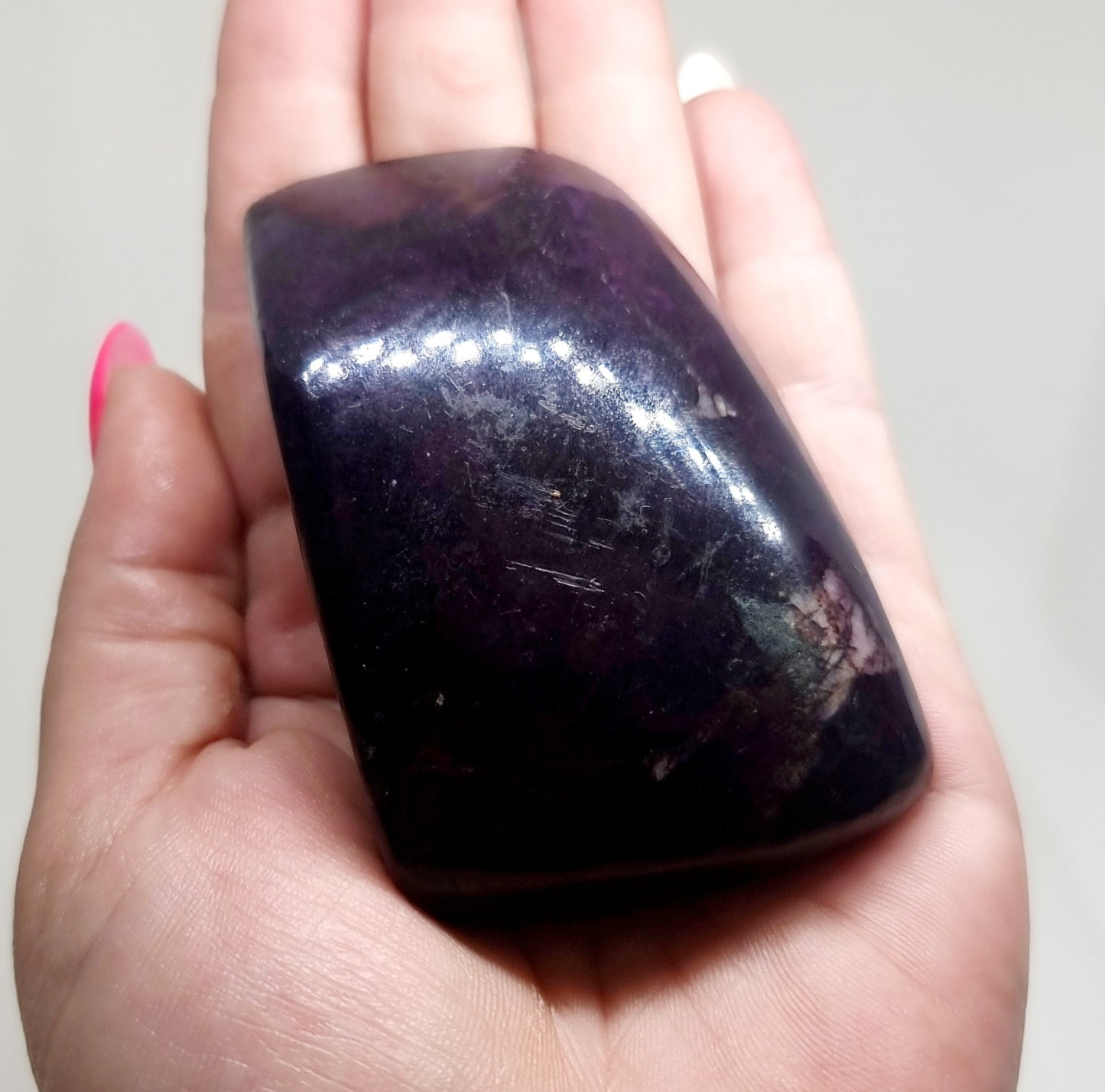 POLISHED PURPERITE FREEFORM 182 - PSYCHIC PROTECTION / ASCENSION