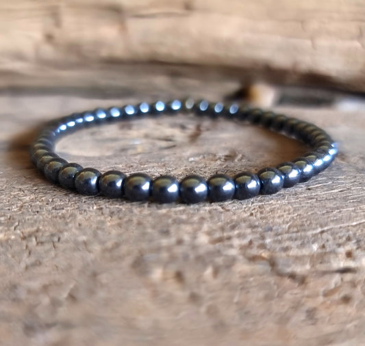 HEMATITE ENERGY BRACELET 2 mm - GROUNDING