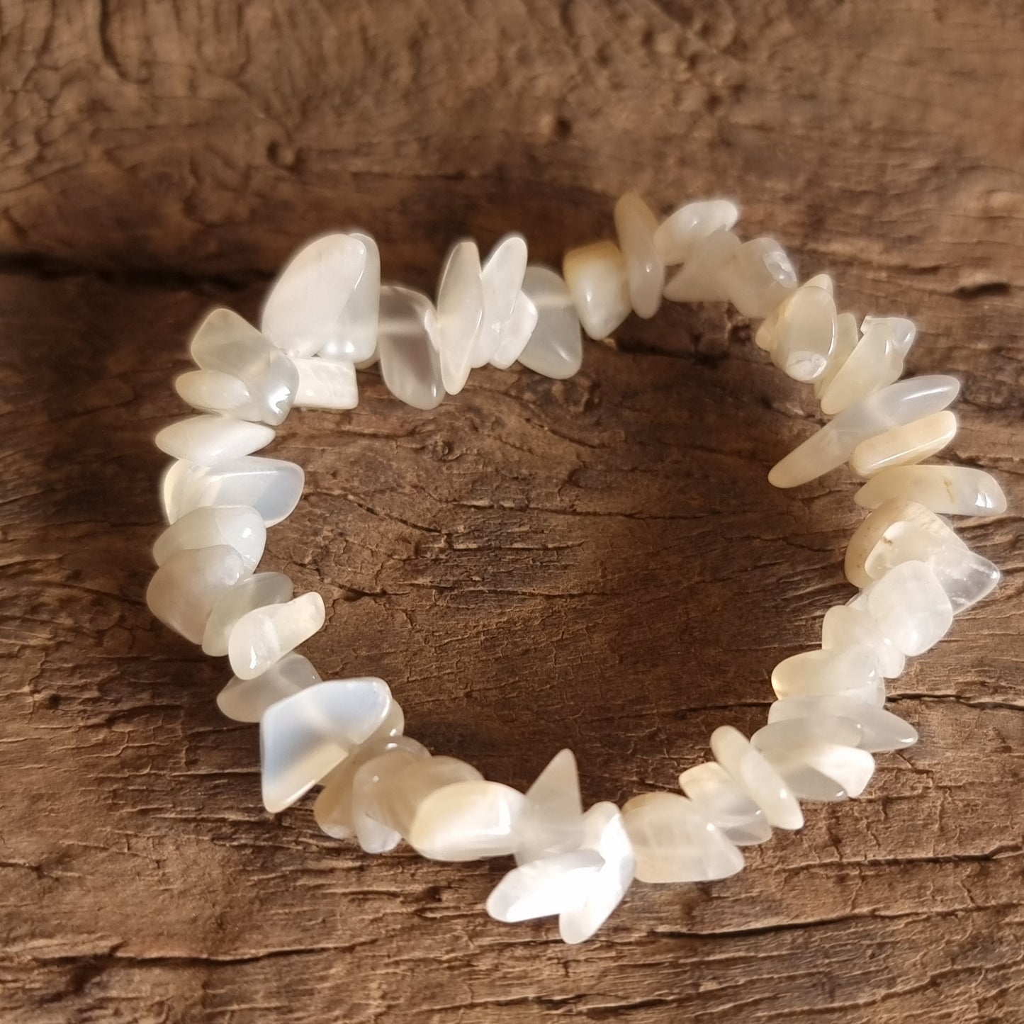MOONSTONE CHIPPED BRACELET - INTUITION