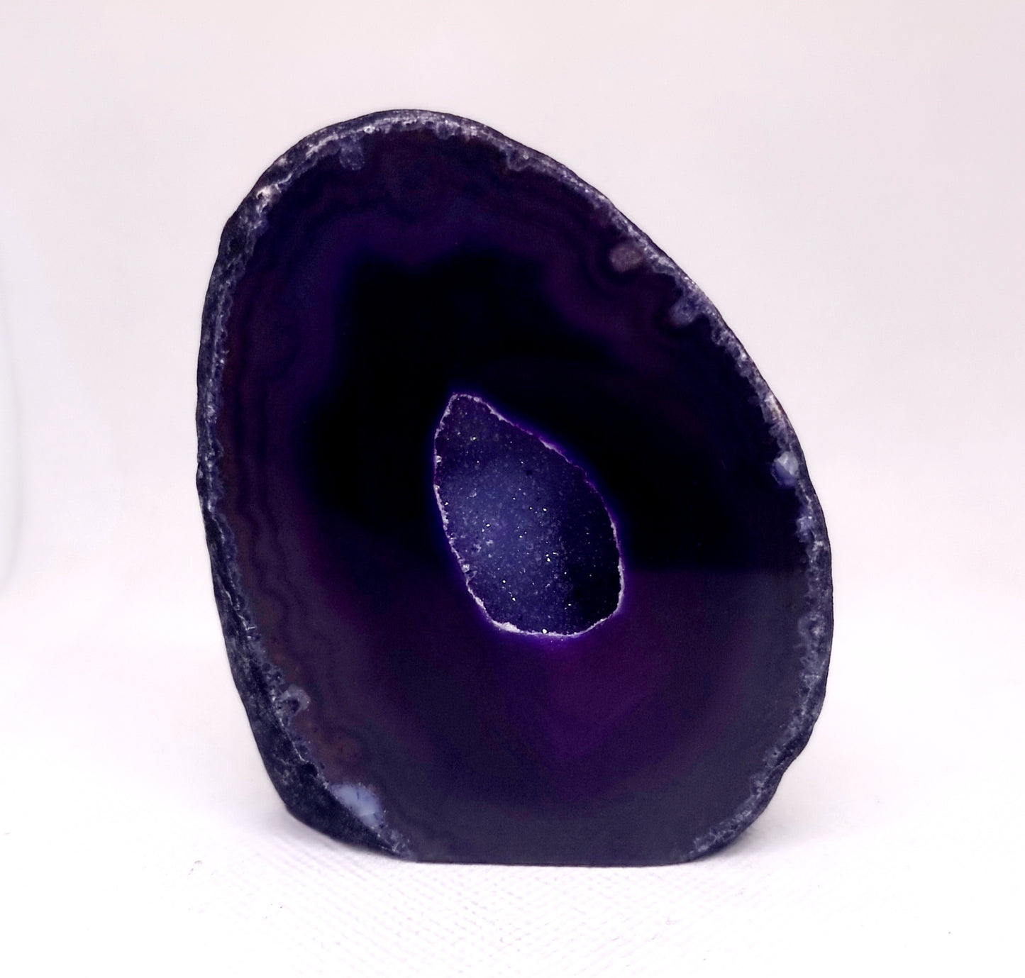 PURPLE AGATE GEODE 265 g - INTUITION & DIVINITY