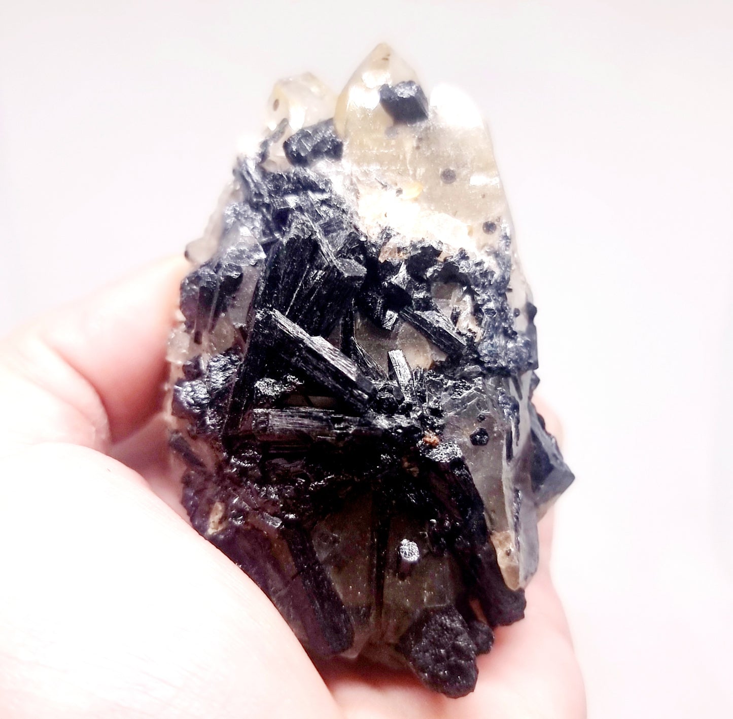 BLACK SCHORL TOURMALINE SPECIMEN 168 g - SHAMANIC PROTECTION