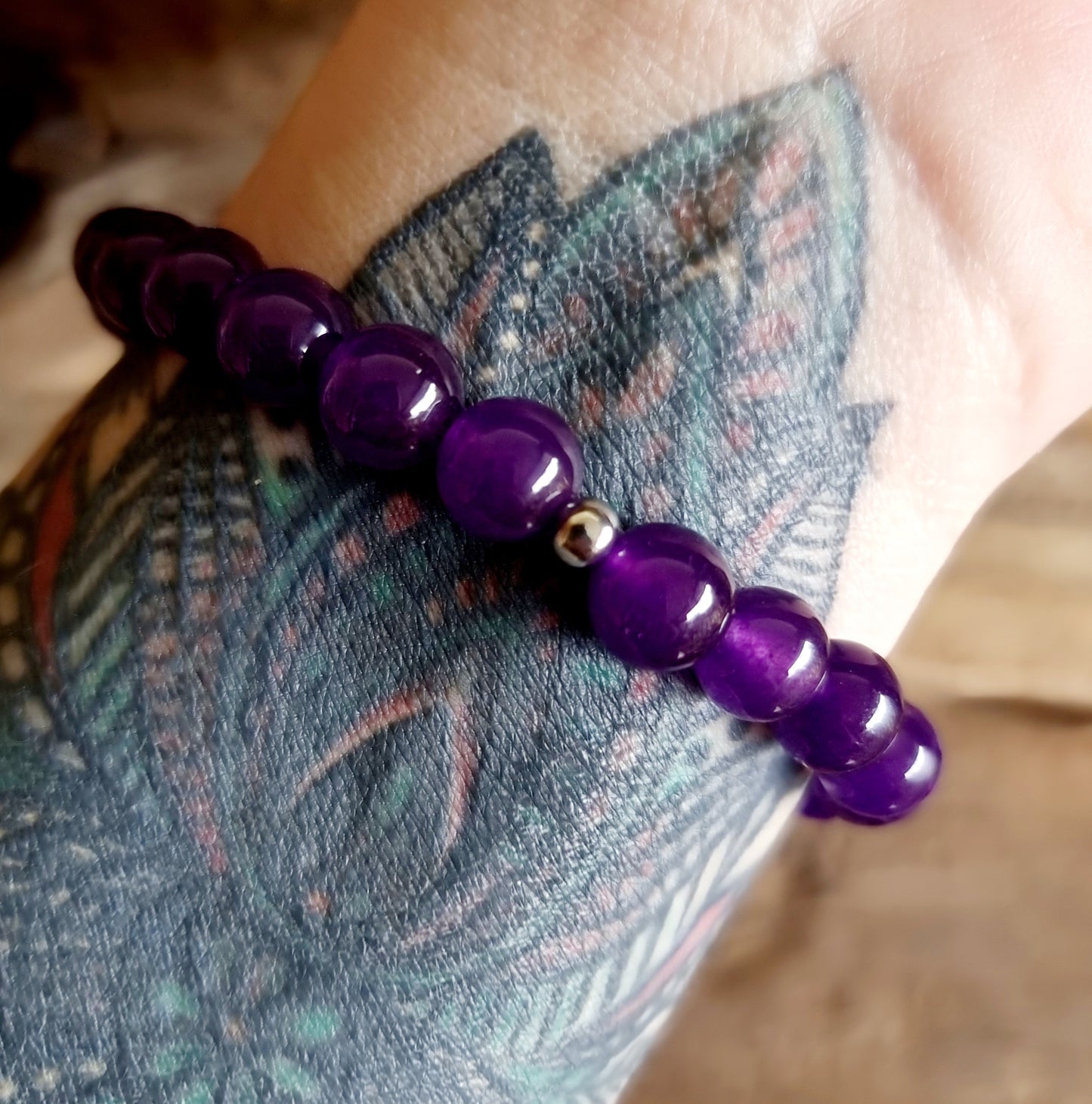 AQUARIUS ENERGY BRACELET - AMETHYST