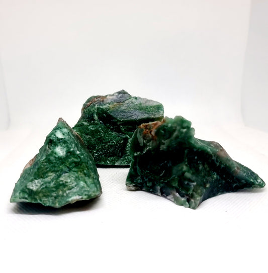 NATURAL JADE COBBED SPECIMENS ROUGH - GOOD LUCK