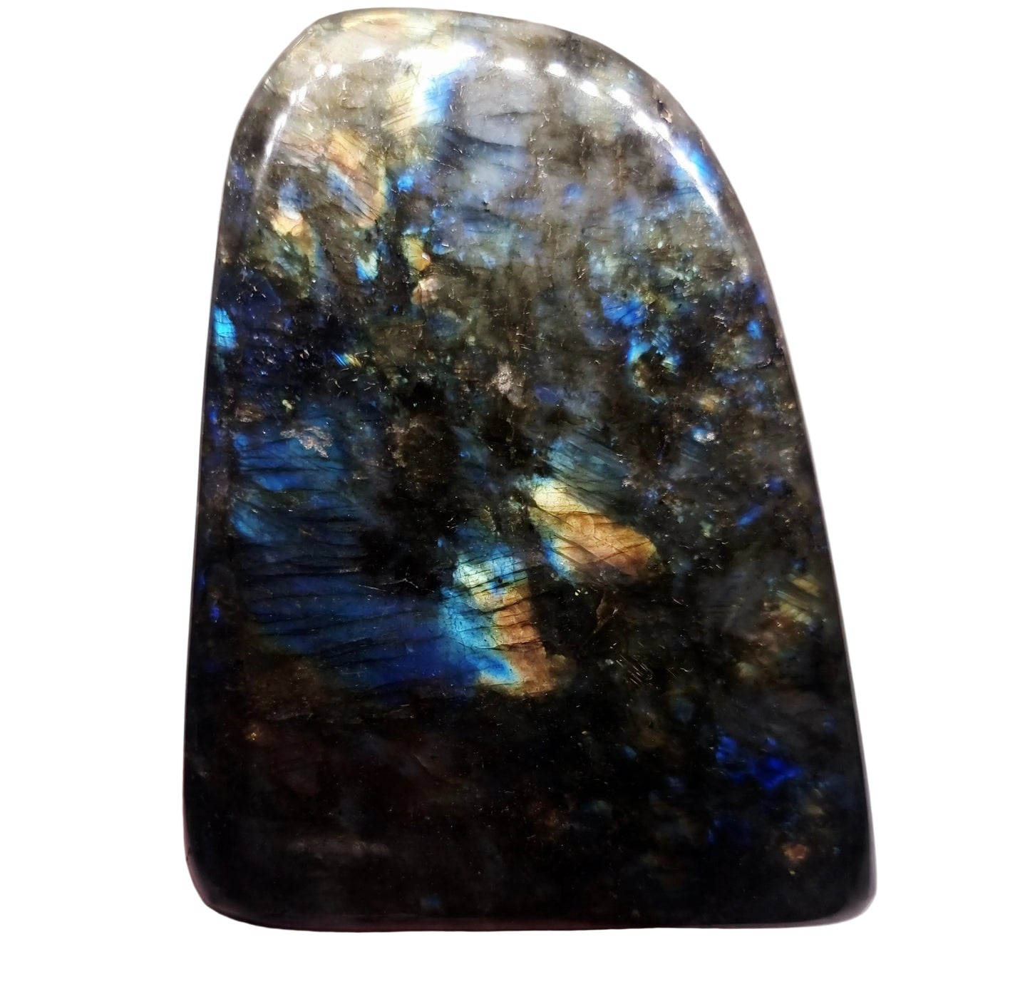 POLISHED BLUE & GREEN FLASH LABRADORITE FREEFORM 1.26 kg - CLAIRVOYANCE