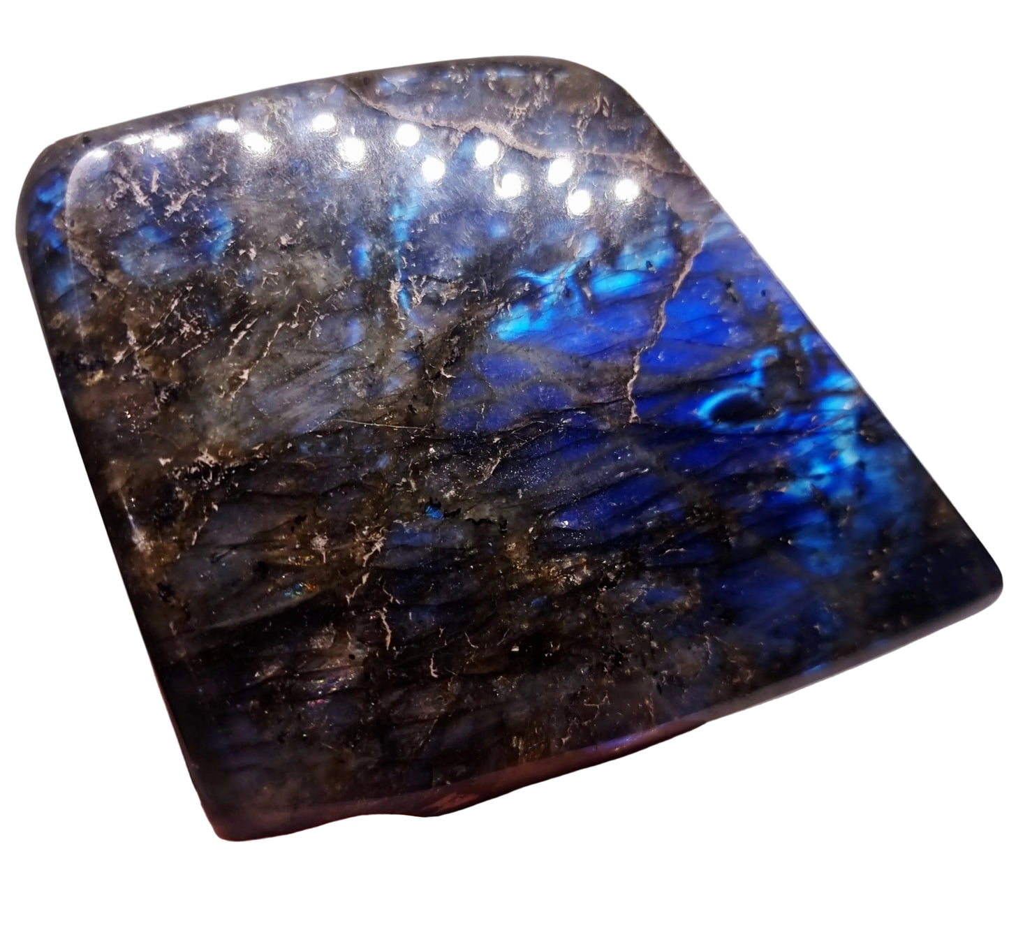 POLISHED BLUE & GREEN FLASH LABRADORITE FREEFORM 1.19 kg - CLAIRVOYANCE