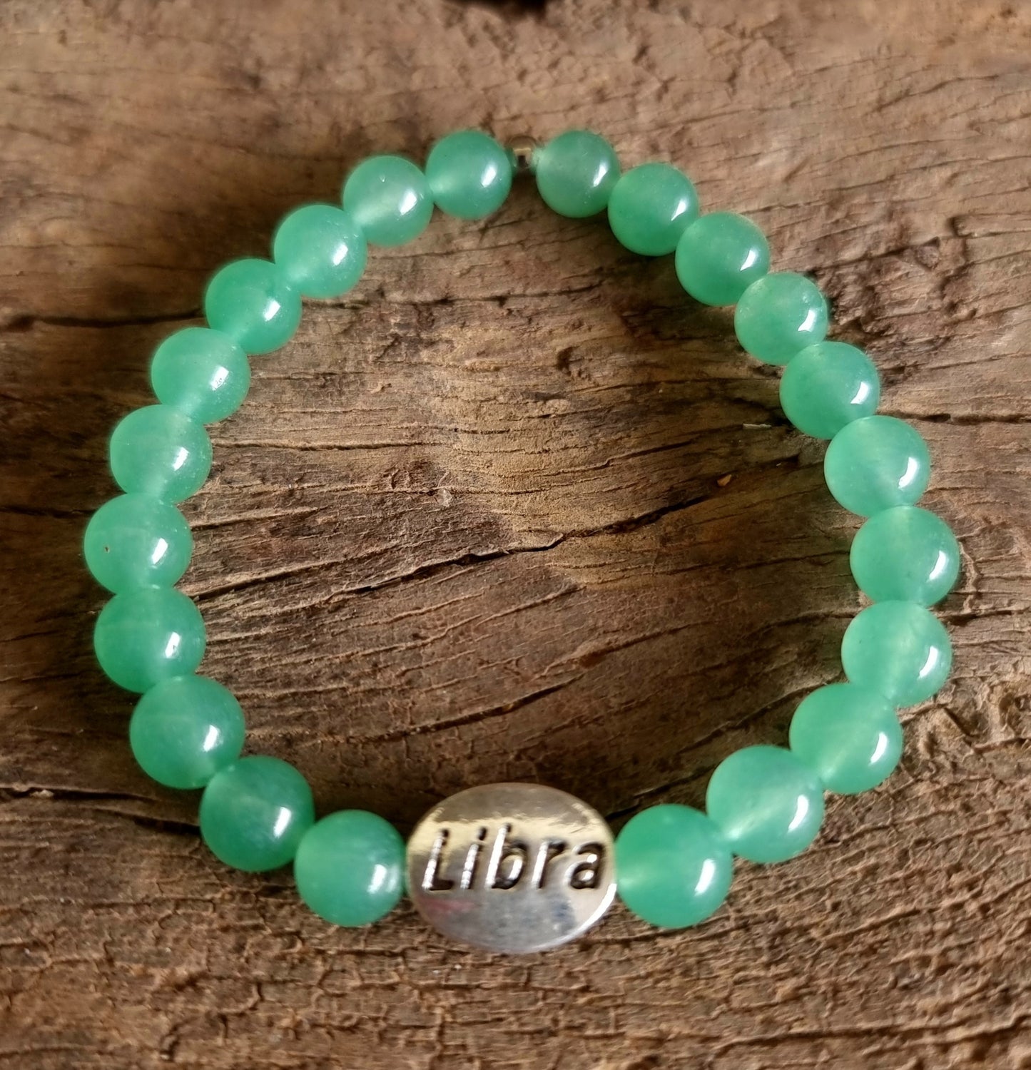 LIBRA ZODIAC ENERGY BRACELET - GREEN AVENTURINE