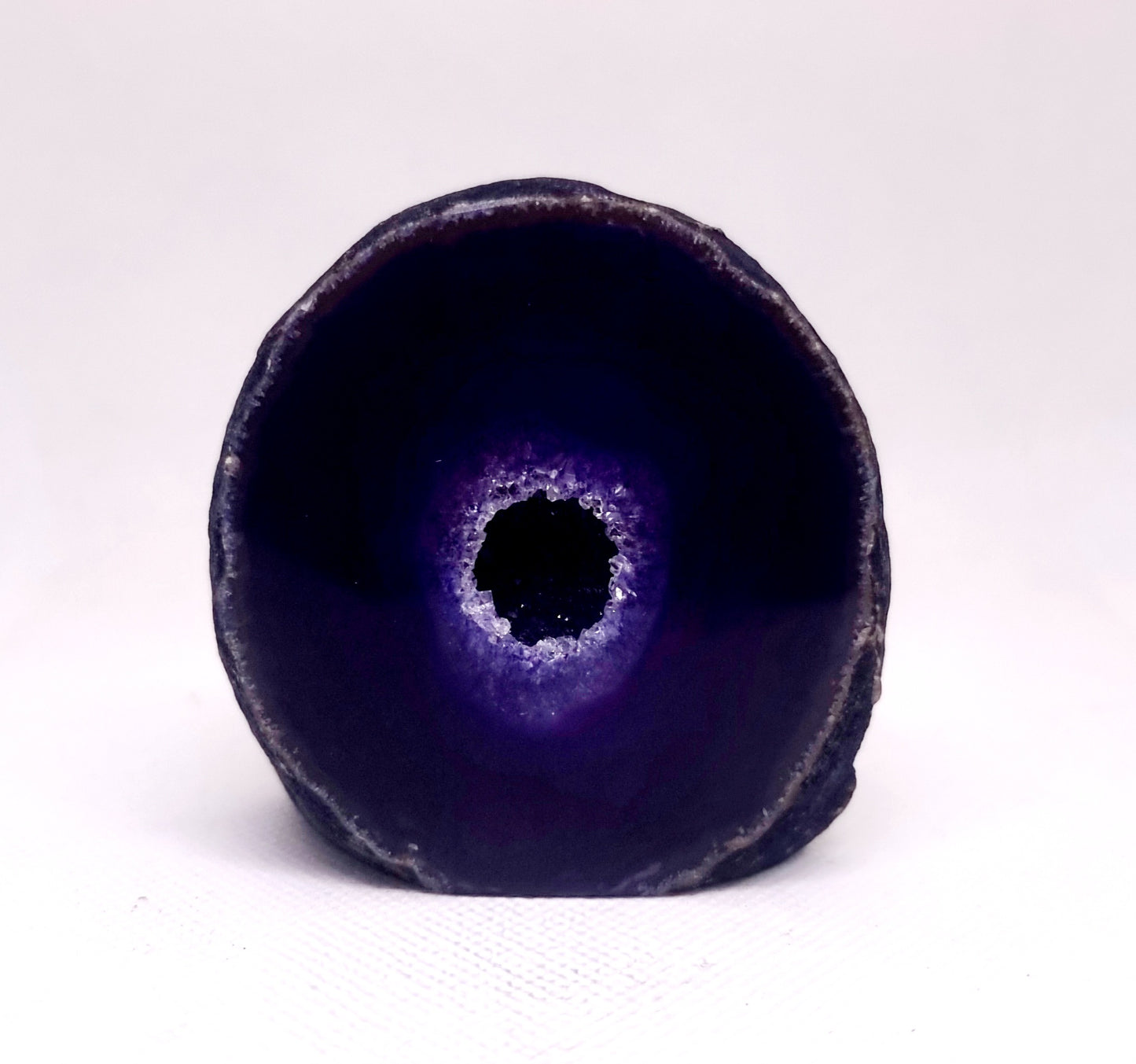 PURPLE AGATE GEODE 260 g - INTUITION & DIVINITY