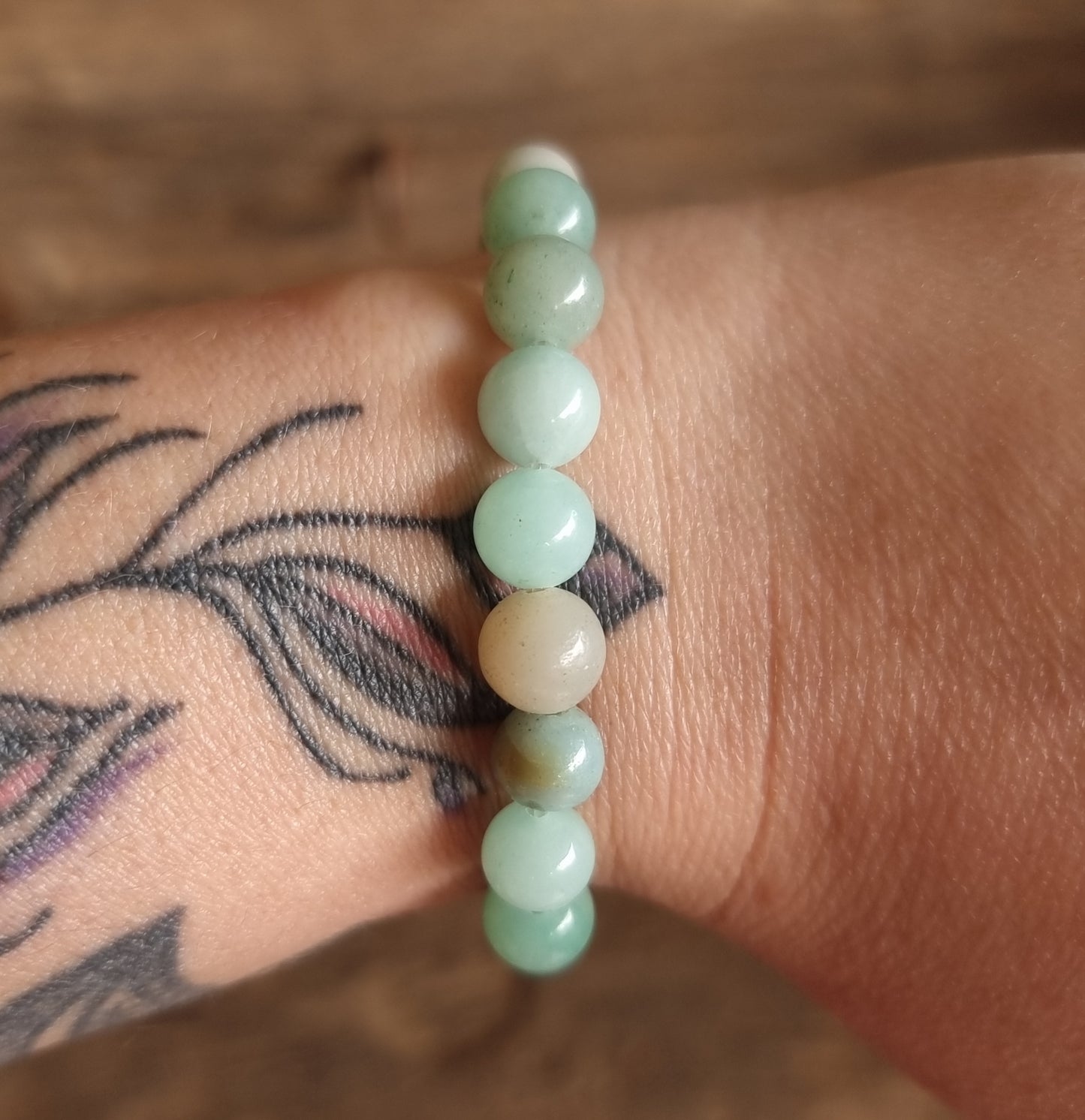 AMAZONITE ENERGY BRACELET 8 mm - COMMUNICATION