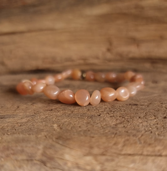 SUNSTONE ENERGY NUGGET BRACELET - ABUNDANCE