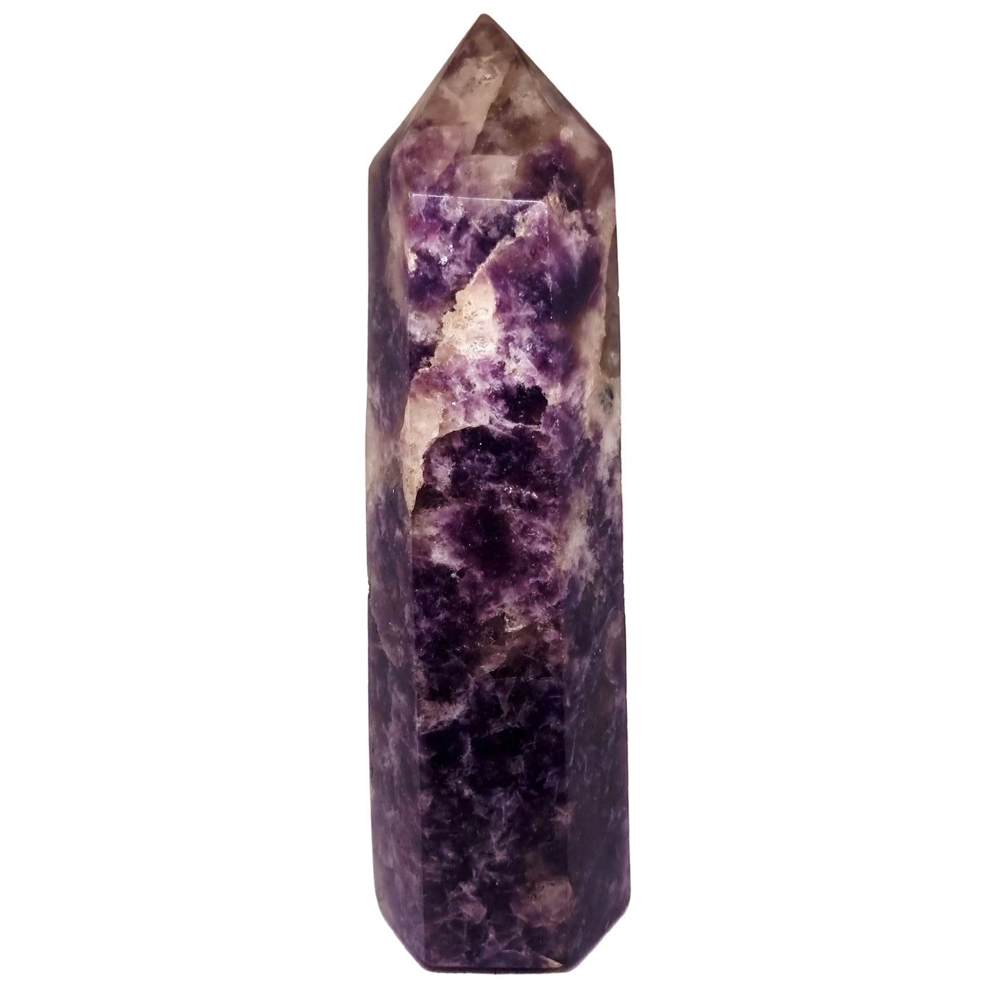 LEPIDOLITE POLISHED TOWER 21 cm - AKASHIC RECORDS