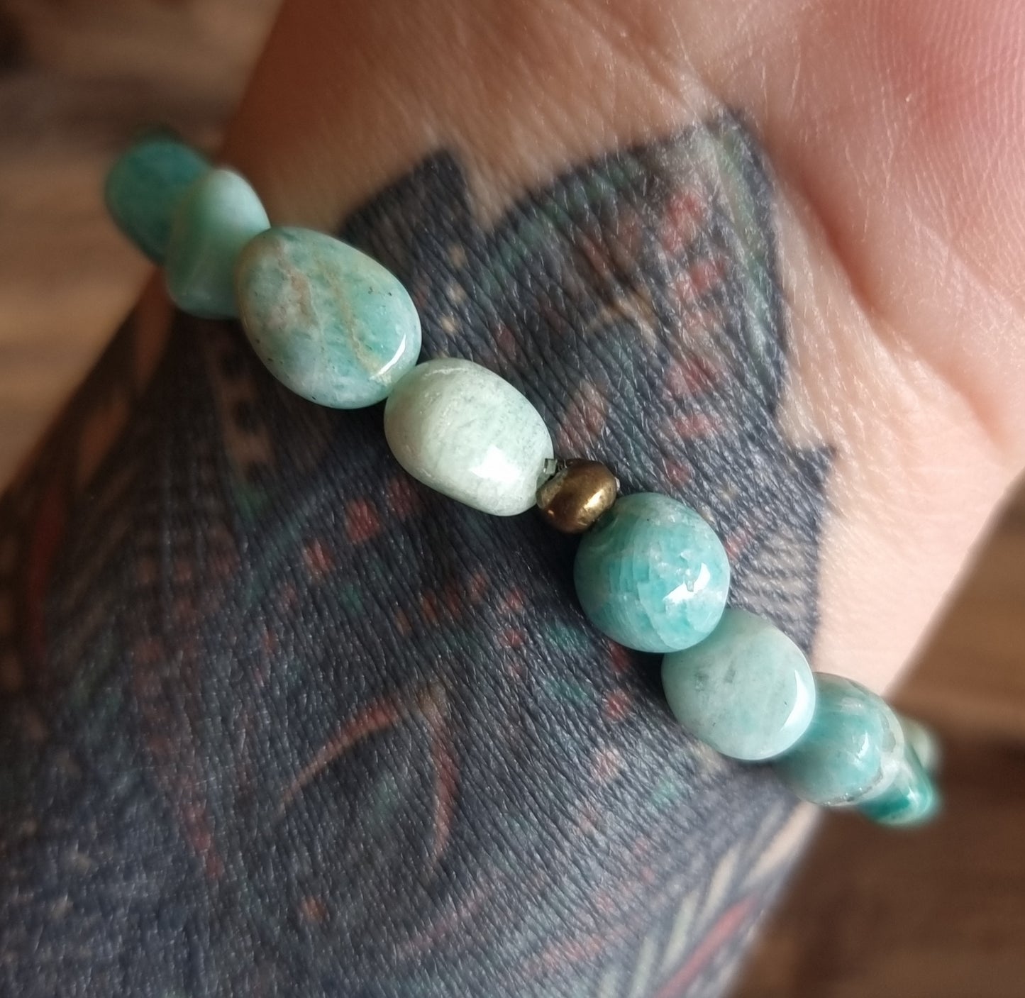AMAZONITE NUGGET BRACELET - COMMUNICATION