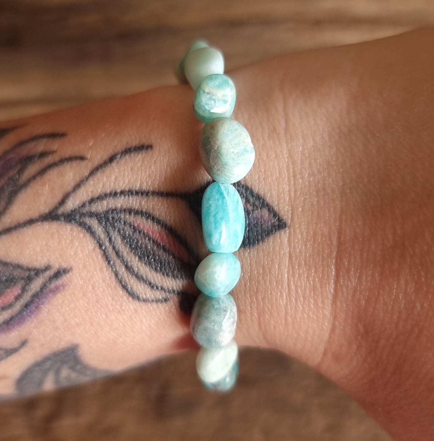 AMAZONITE NUGGET BRACELET - COMMUNICATION