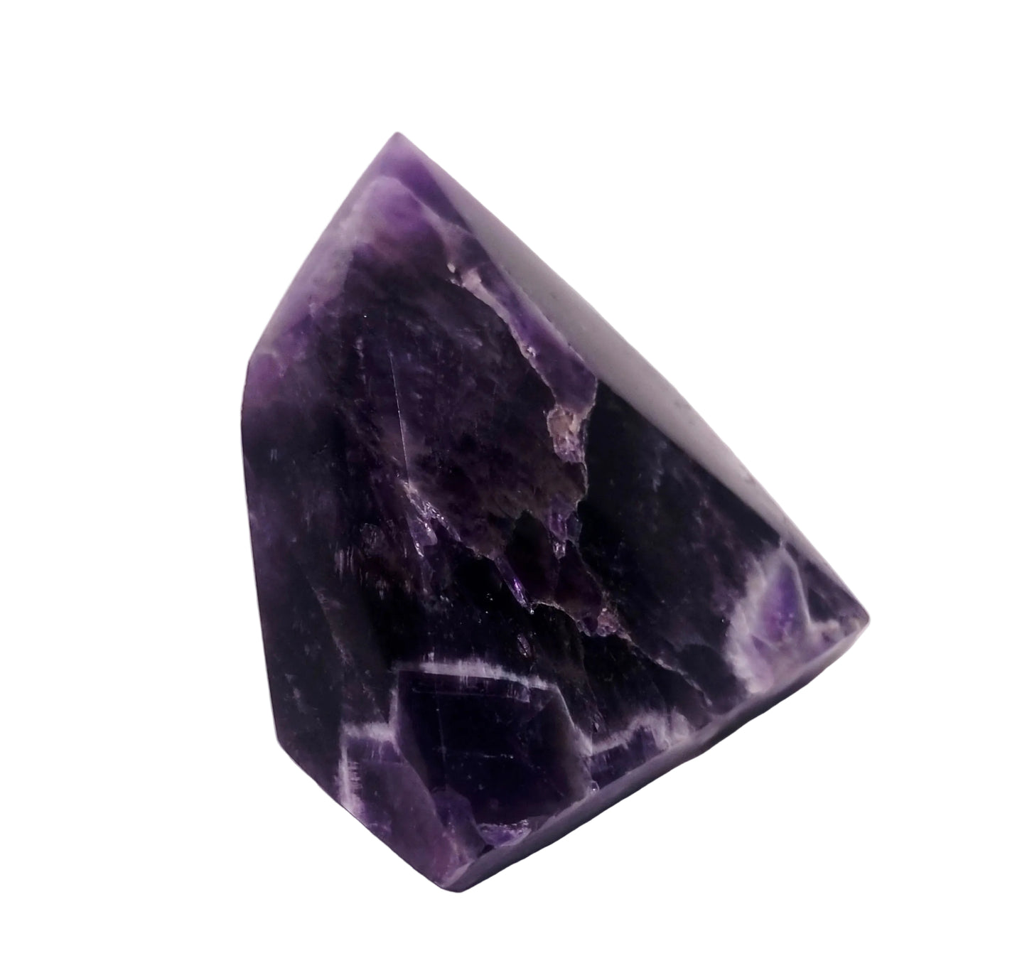 CHEVRON AMETHYST POLISHED TOWER POINT 741g - INTUITION