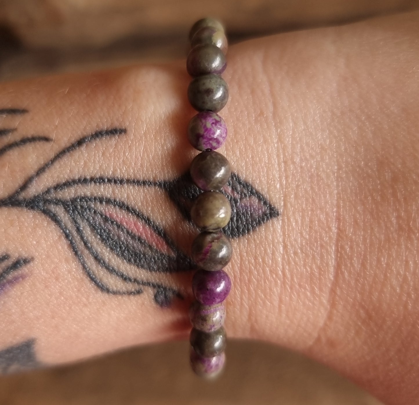 ATLANTISITE ENERGY BRACELET 6 mm - SPIRITUAL GROWTH