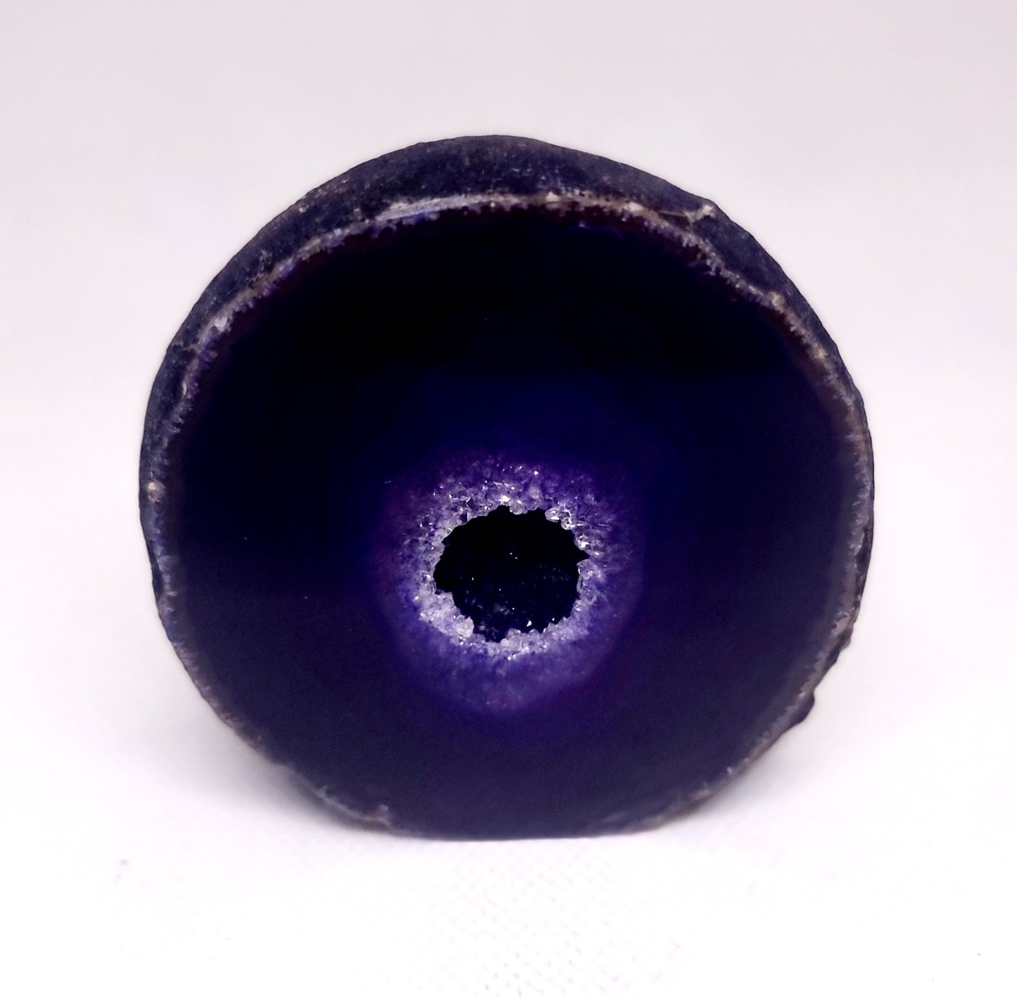 PURPLE AGATE GEODE 260 g - INTUITION & DIVINITY