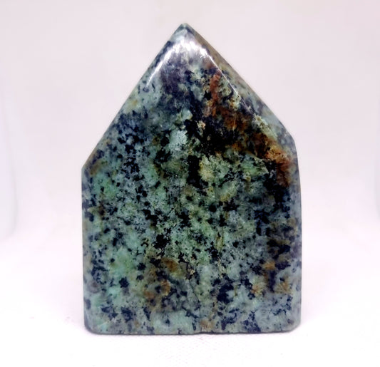 CHRYSOCOLLA POLISHED TOWER 435 g - ABUNDANCE & POSITIVITY