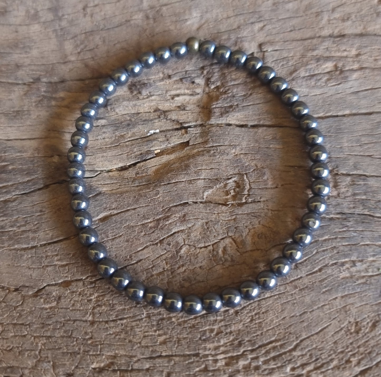 HEMATITE ENERGY BRACELET 2 mm - GROUNDING