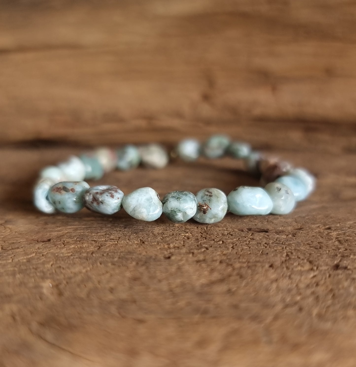 LARIMAR NUGGET BRACELET - CALM & SERENITY