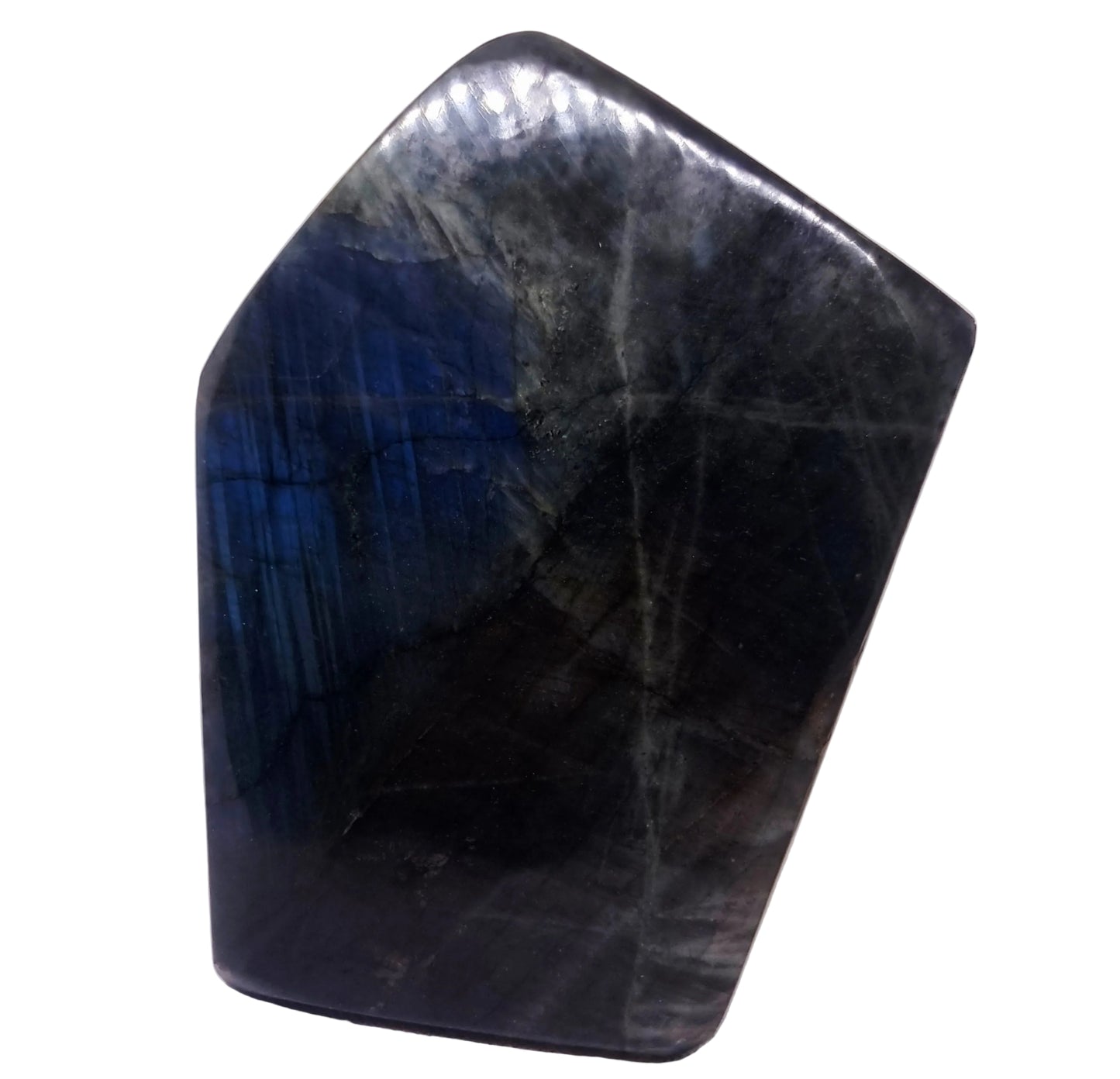POLISHED BLUE & GREEN FLASH LABRADORITE FREEFORM 1.47 kg - CLAIRVOYANCE
