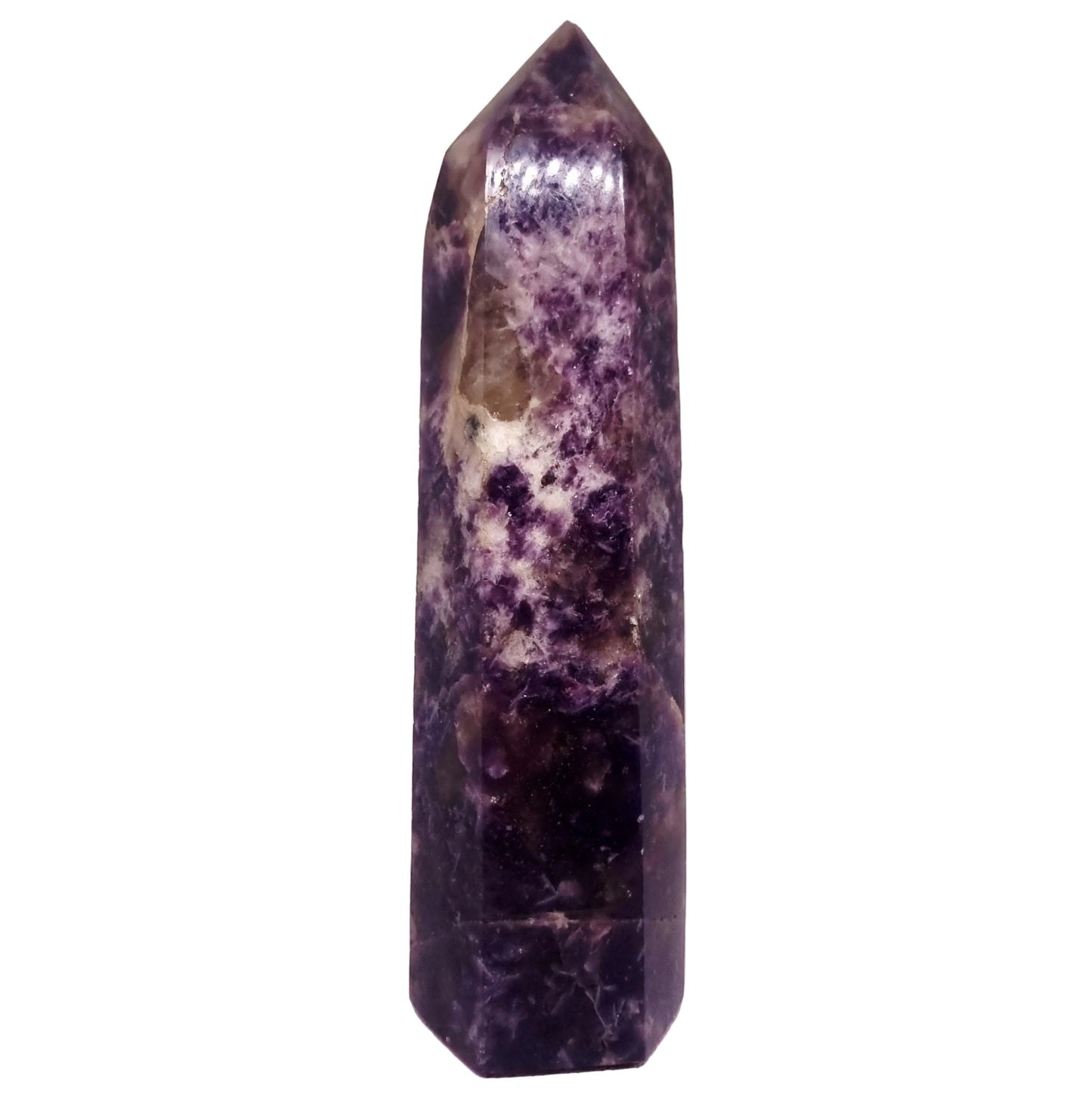 LEPIDOLITE POLISHED TOWER 21 cm - AKASHIC RECORDS