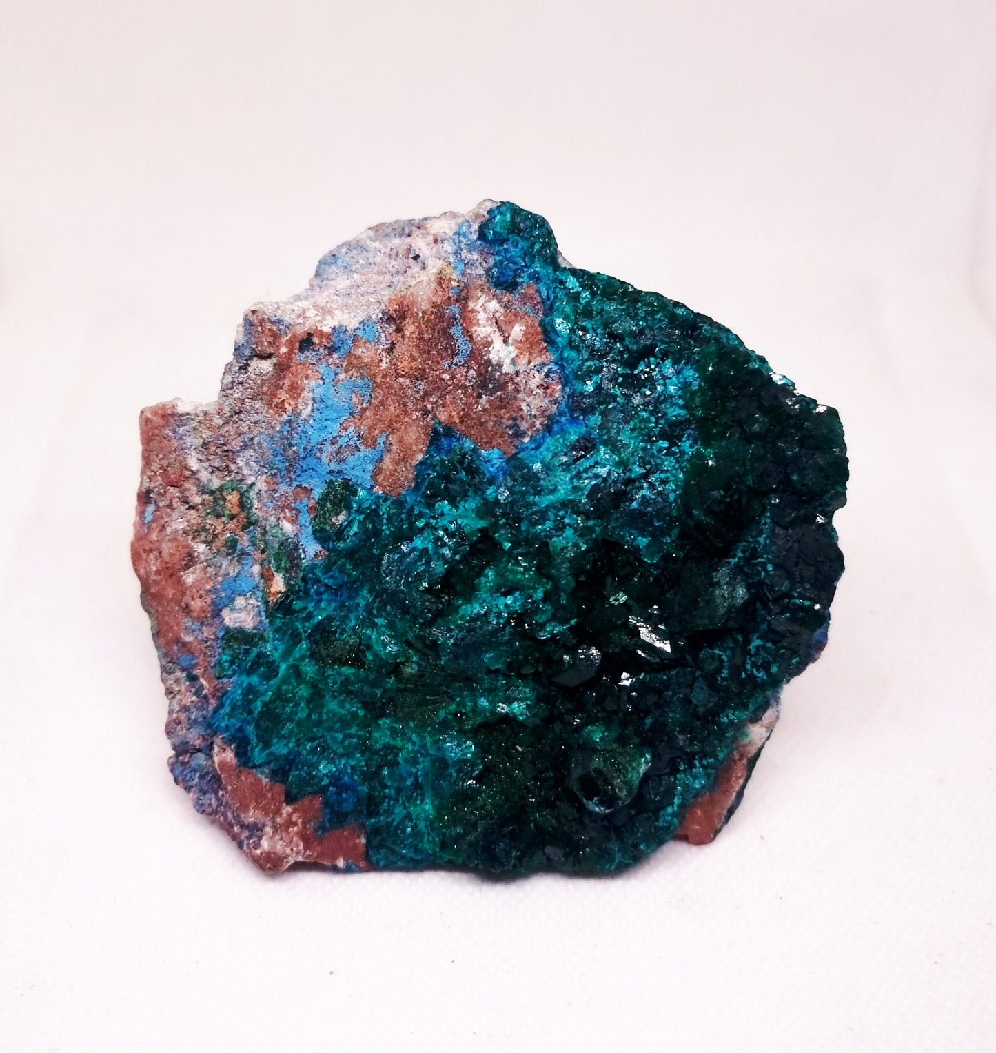 DIOPTASE ON MATRIX SPECIMEN (510 g) - EMOTIONAL HEALING