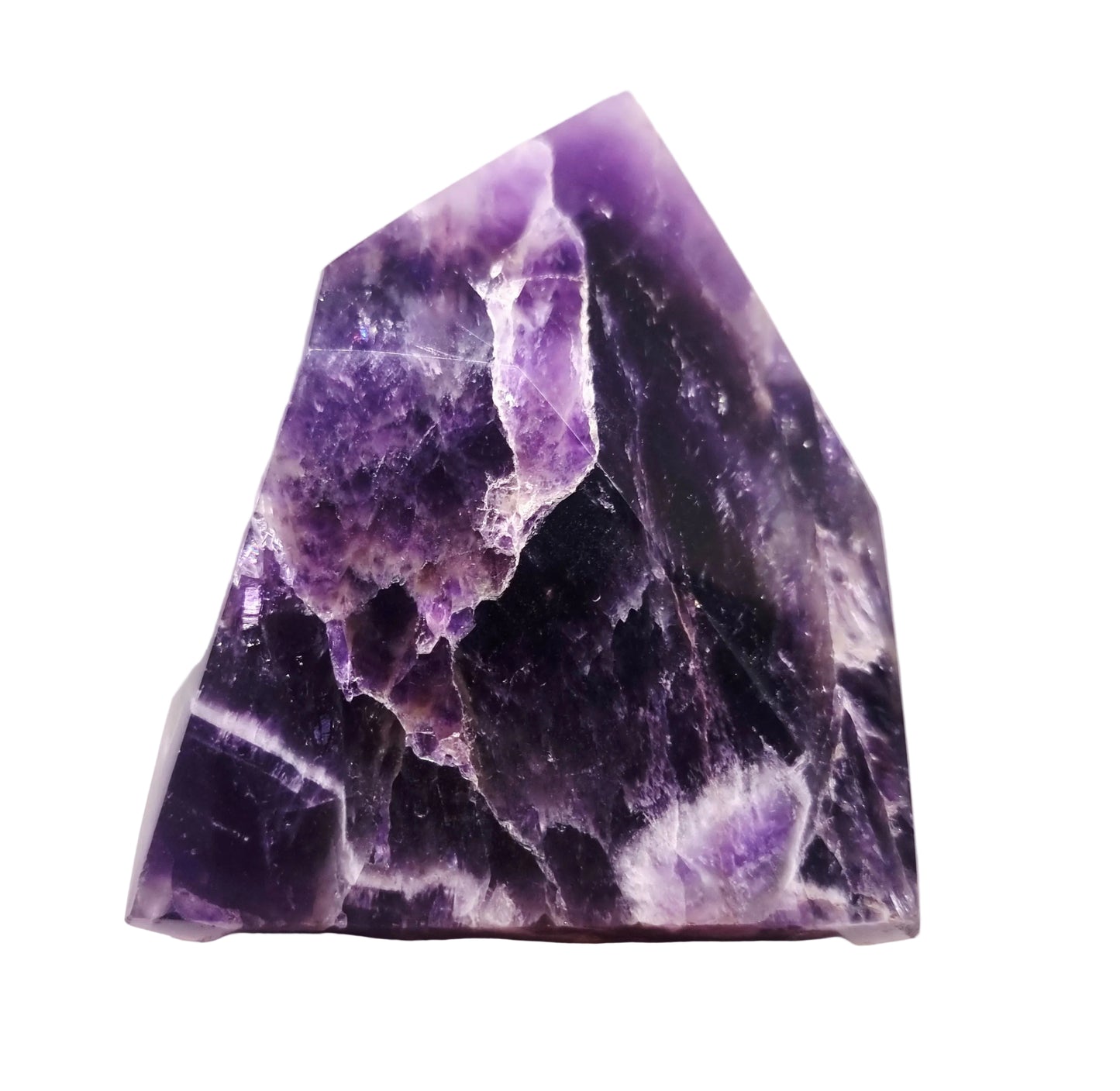 CHEVRON AMETHYST POLISHED TOWER POINT 741g - INTUITION