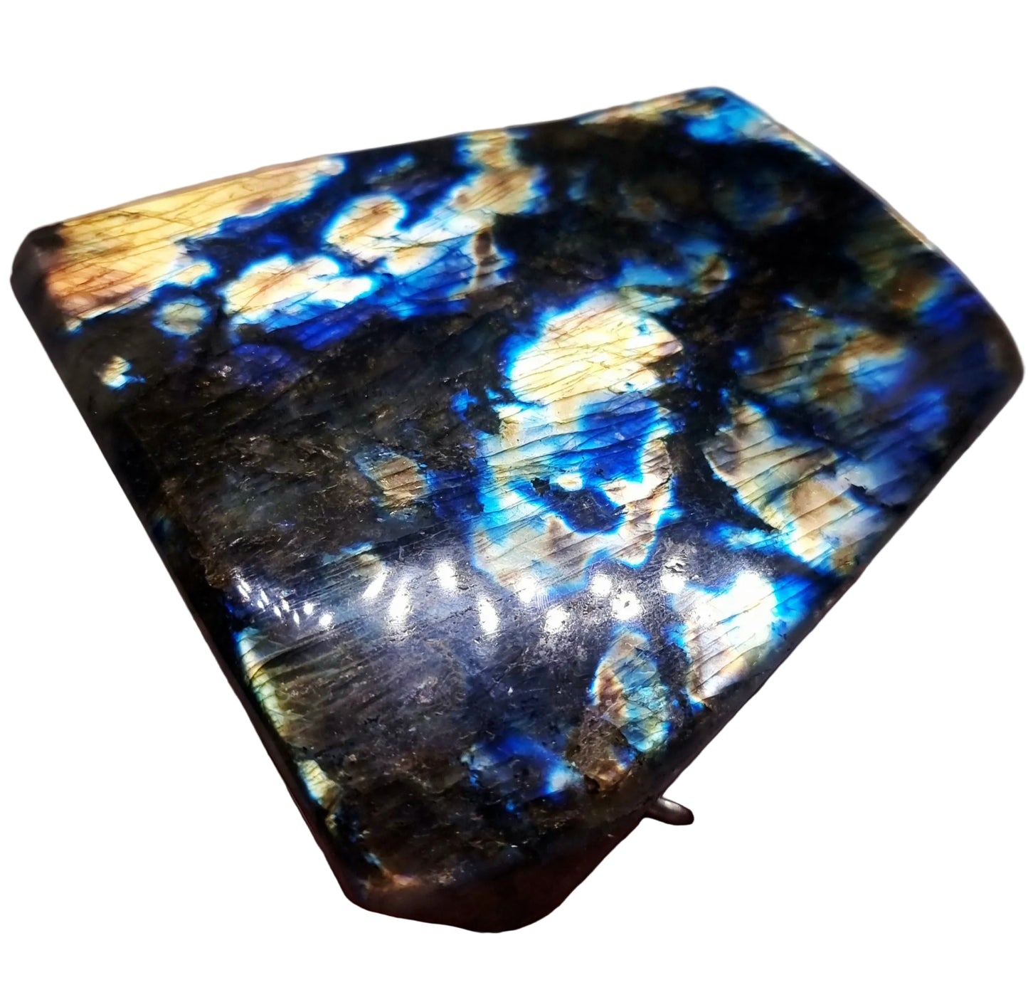 POLISHED BLUE & GREEN FLASH LABRADORITE FREEFORM 1.62 kg - CLAIRVOYANCE