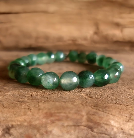 GREEN CHALCEDONY ENERGY BRACELET 6mm - SPIRITUAL BALANCE