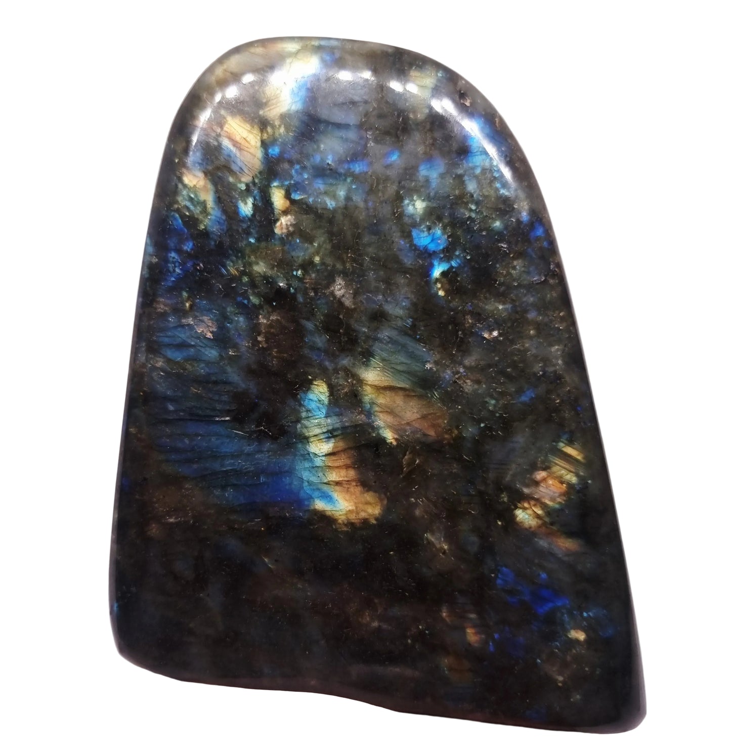 POLISHED BLUE & GREEN FLASH LABRADORITE FREEFORM 1.26 kg - CLAIRVOYANCE