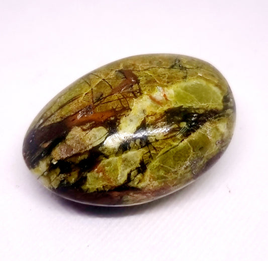 RARE DARK GREEN OPAL GALLET 101 g - WEALTH & HARMONY