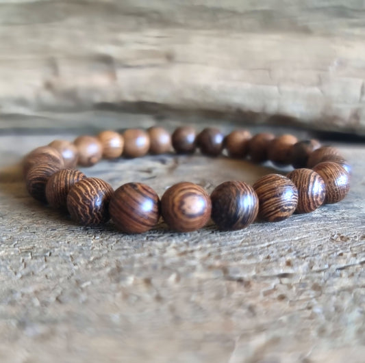 ROSEWOOD ENERGY BRACELET 8mm- GROUNDING