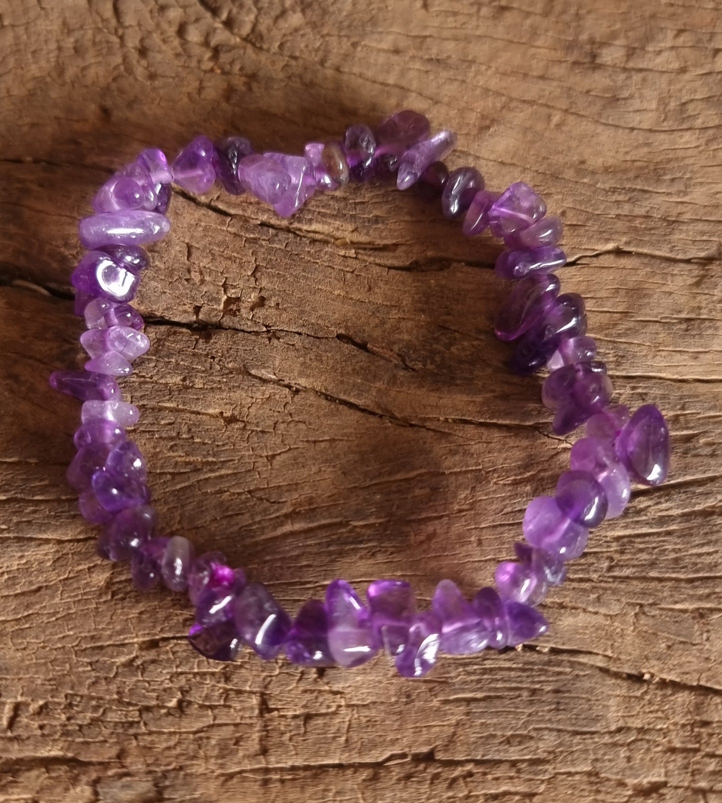 AMETHYST CHIPPED BRACELET - PSYCHIC ABILITIES