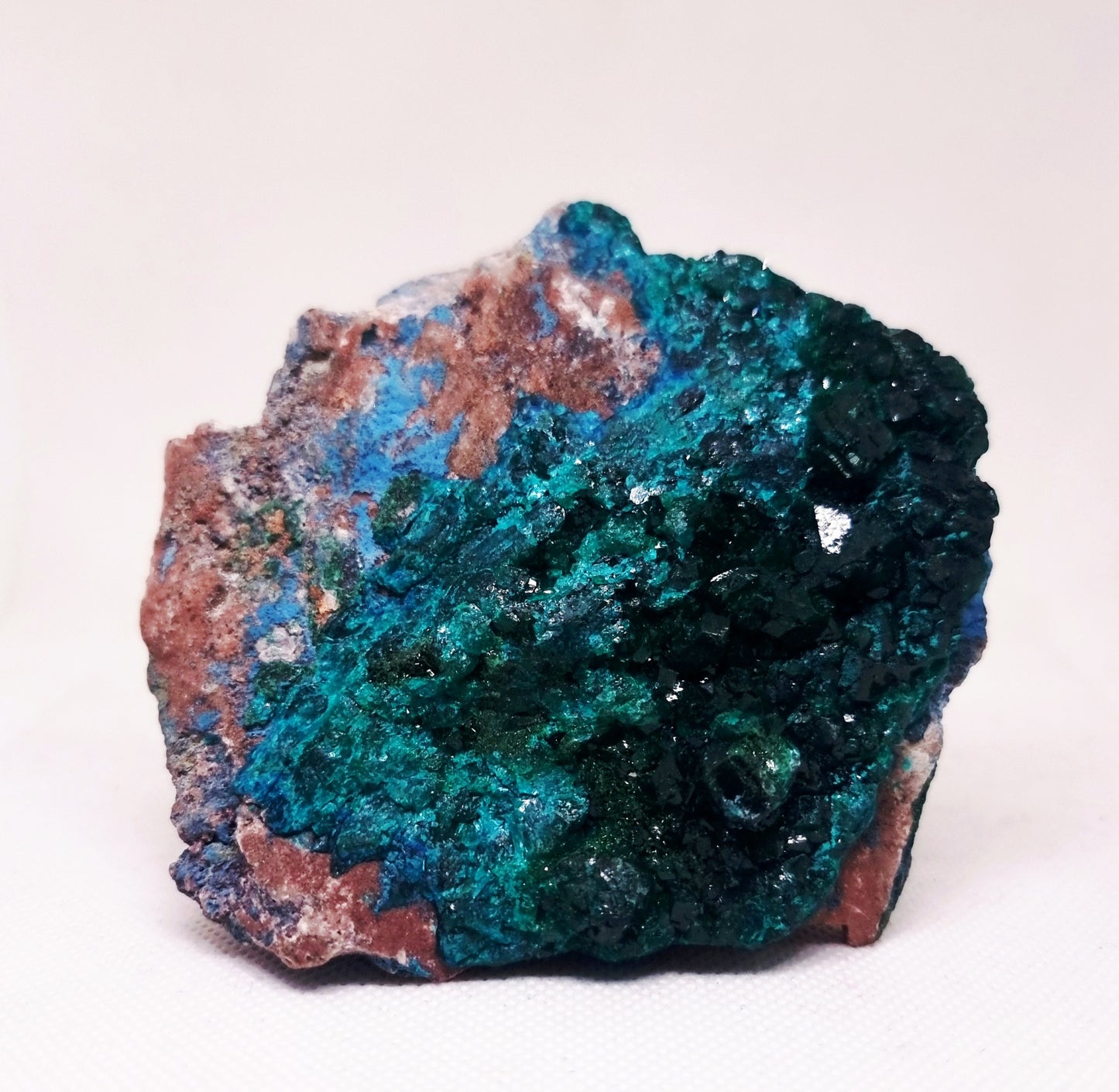 DIOPTASE ON MATRIX SPECIMEN (510 g) - EMOTIONAL HEALING