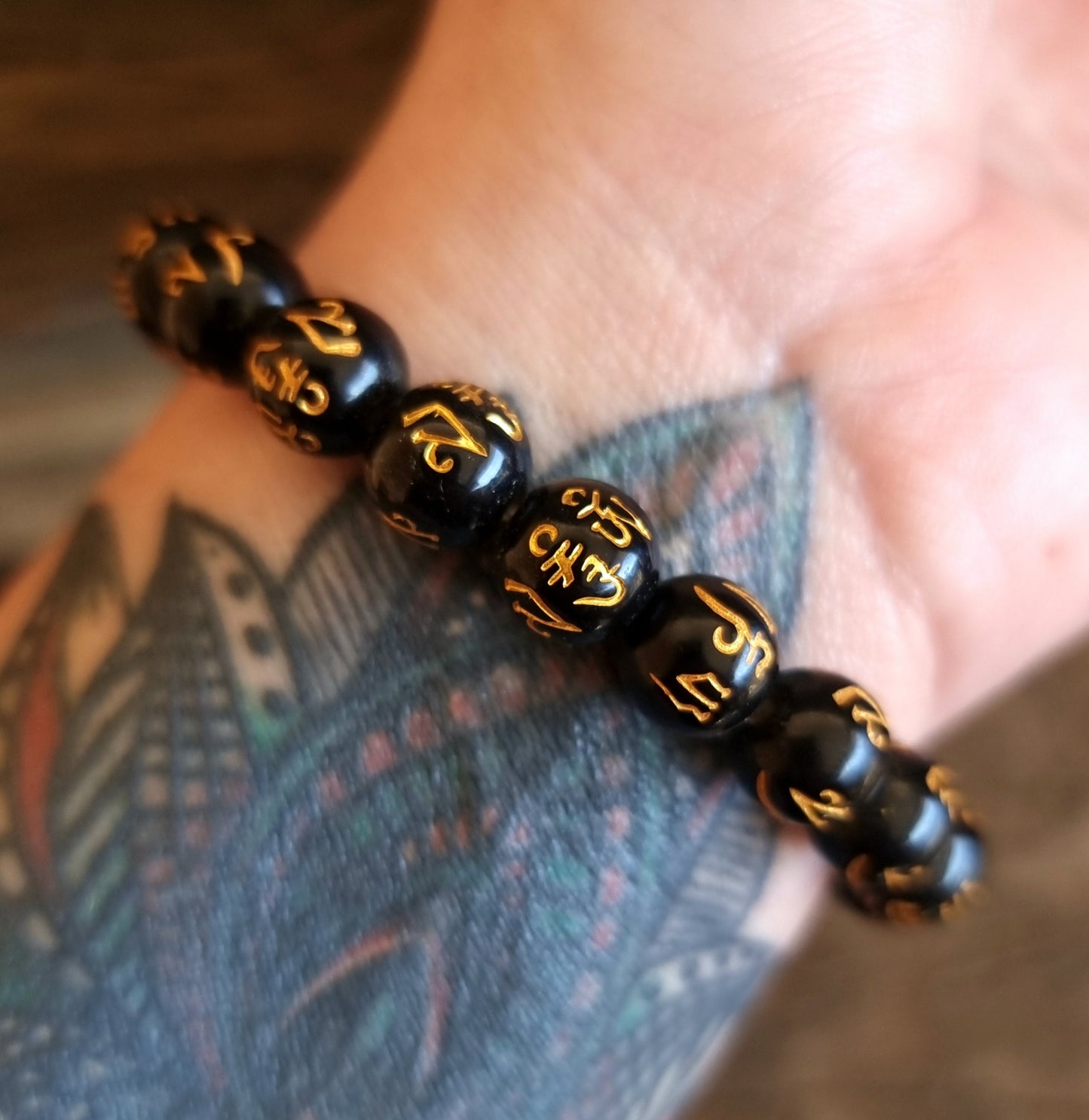 PI XIU BLACK OBSIDIAN BRACELET - WEALTH& PROTECTION