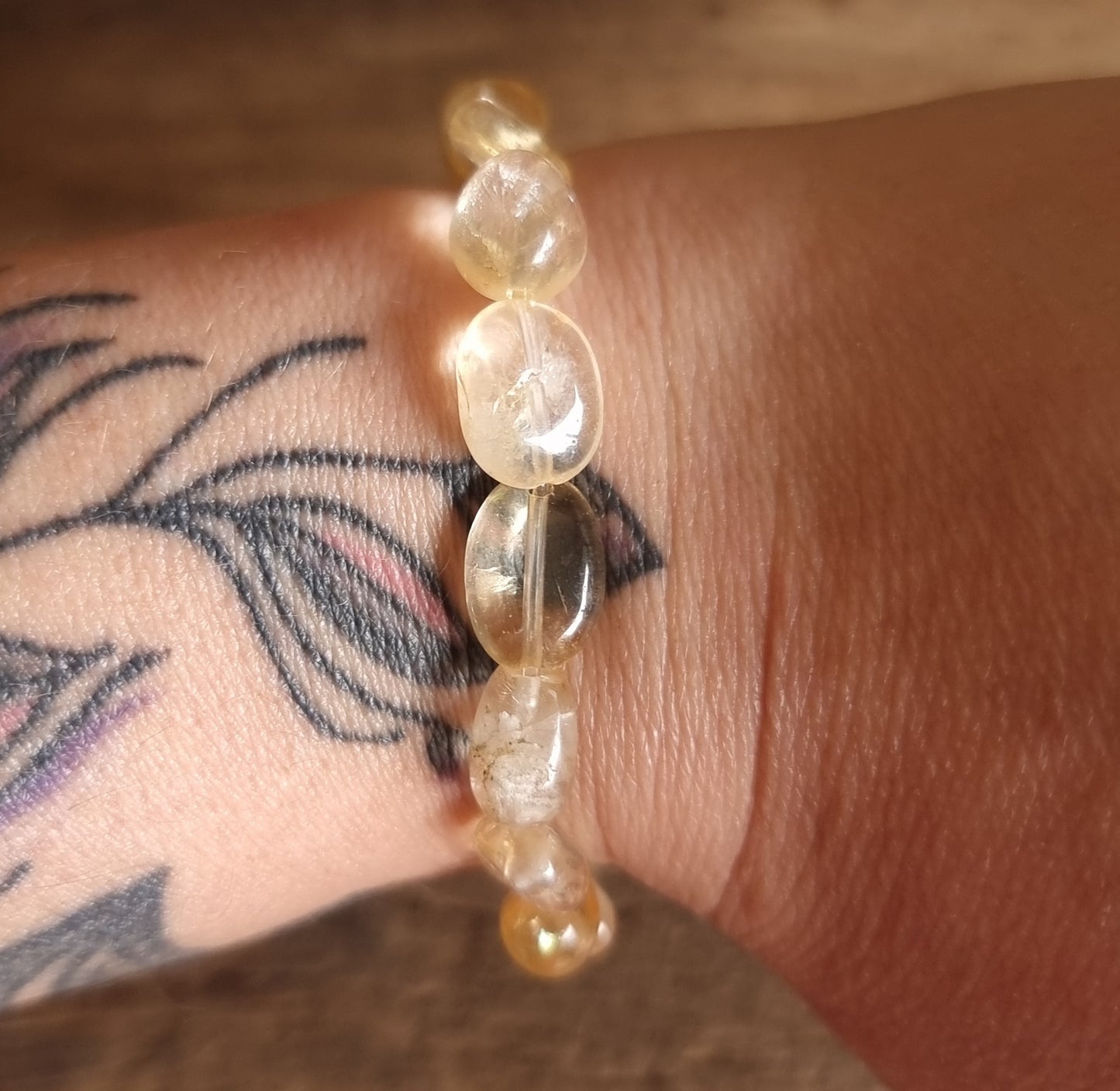 CITRINE NUGGET BRACELET - WEALTH & PROSPERITY