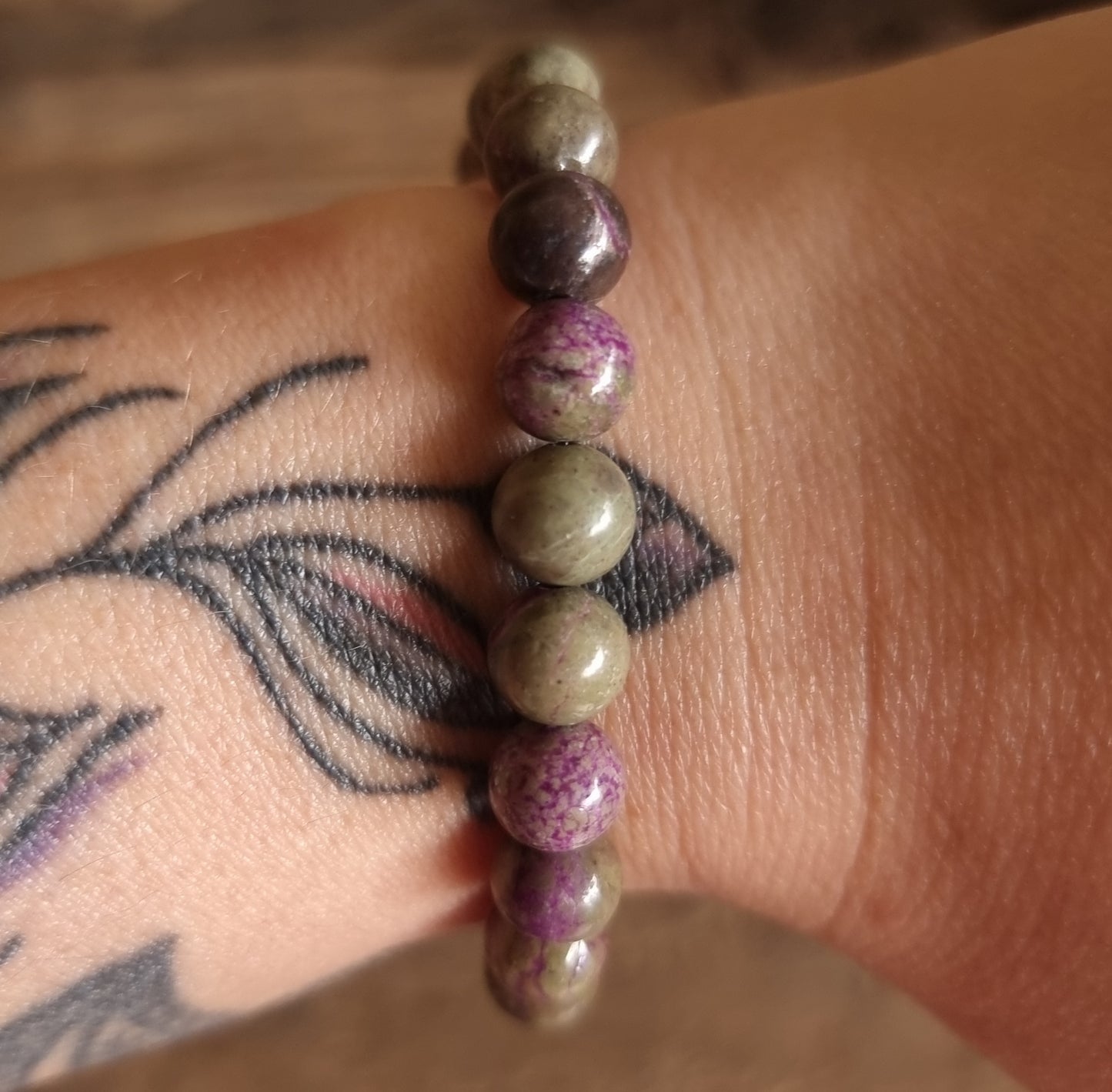 ATLANTISITE ENERGY BRACELET 8 mm - SPIRITUAL GROWTH