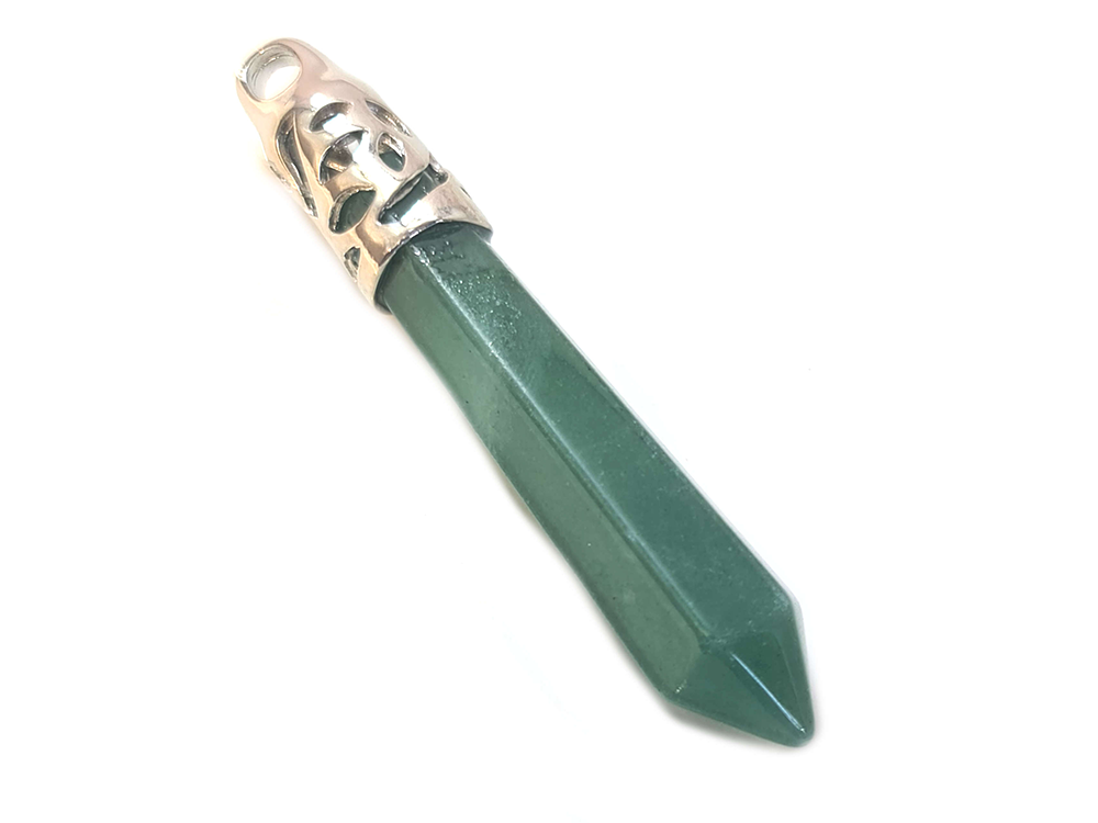 GREEN AVENTURINE PENDANT - PROSPERITY & GOOD FORTUNE